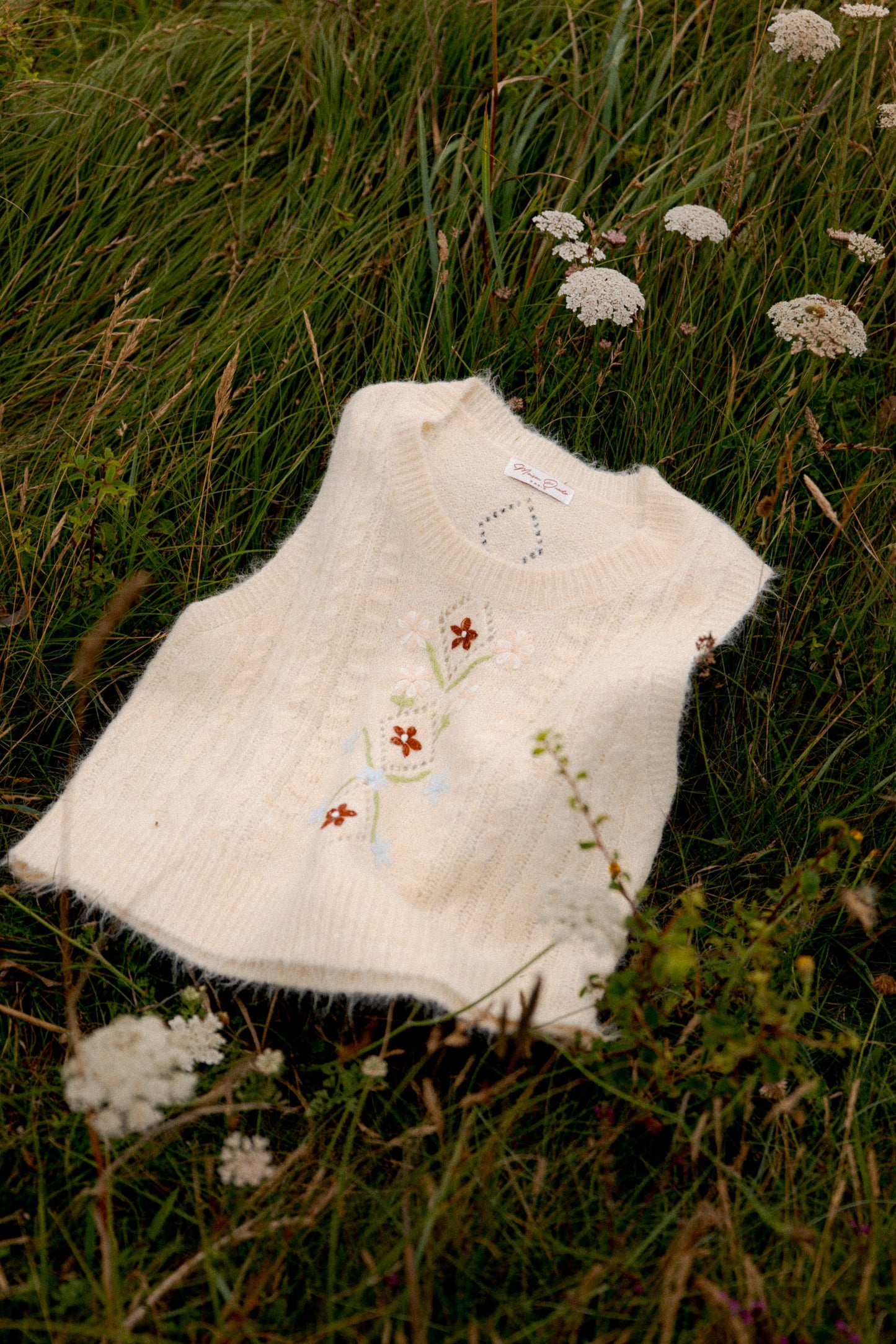 Saoirse sleeveless fluffy knit