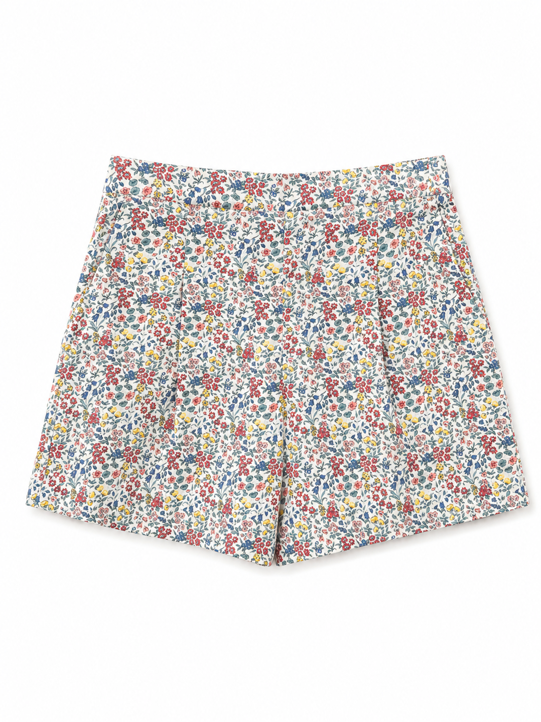 Melanie floral cotton shorts
