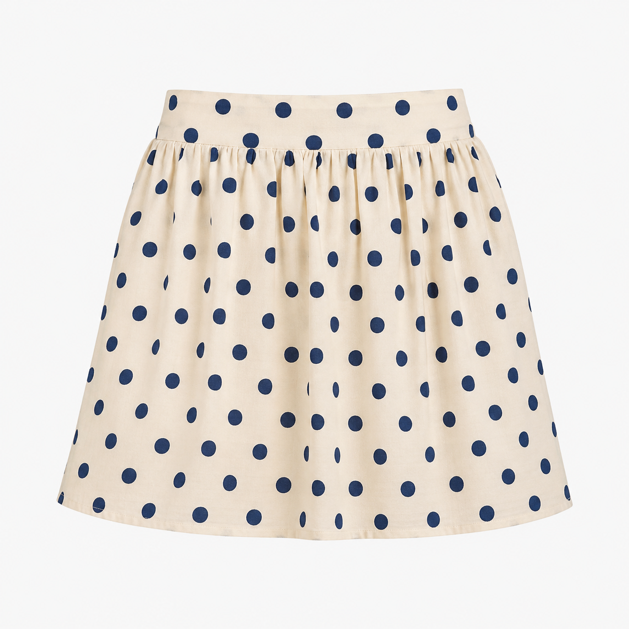 Paula short polka dot skirt