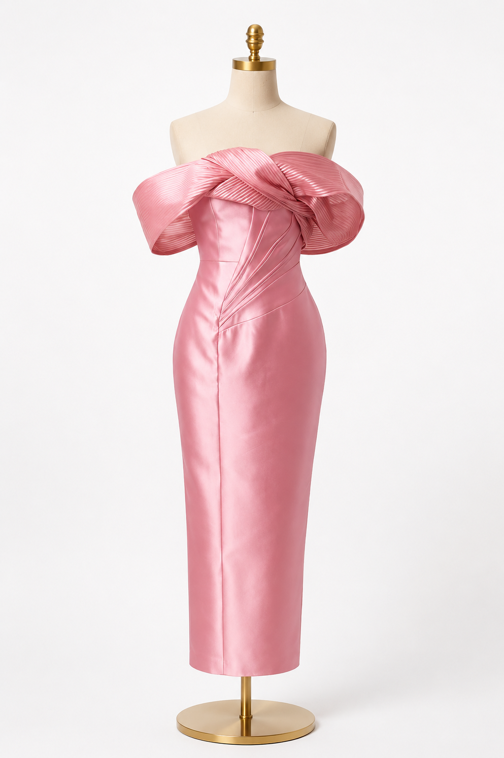 Mae pink strapless dress