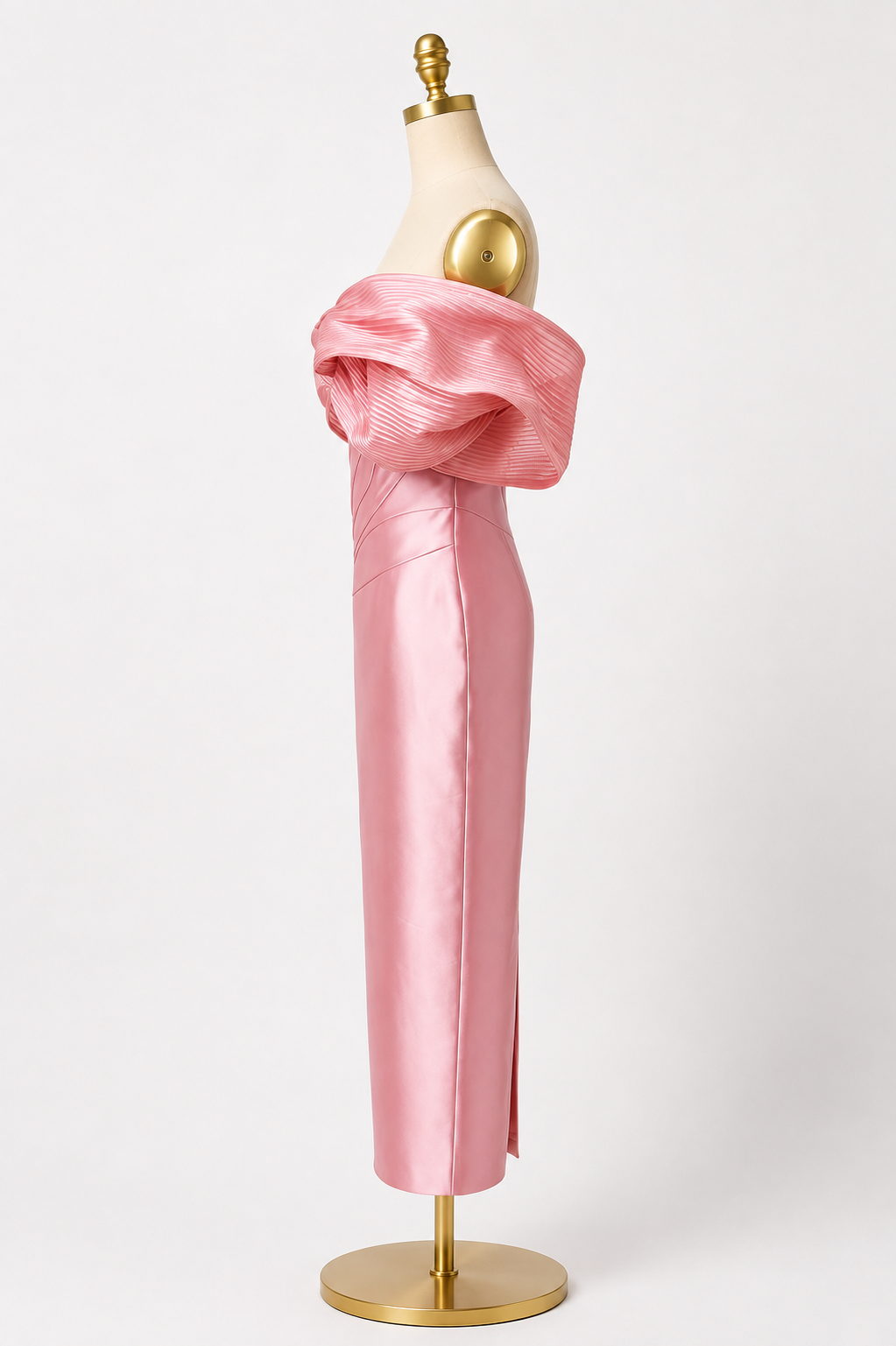 Mae pink strapless dress