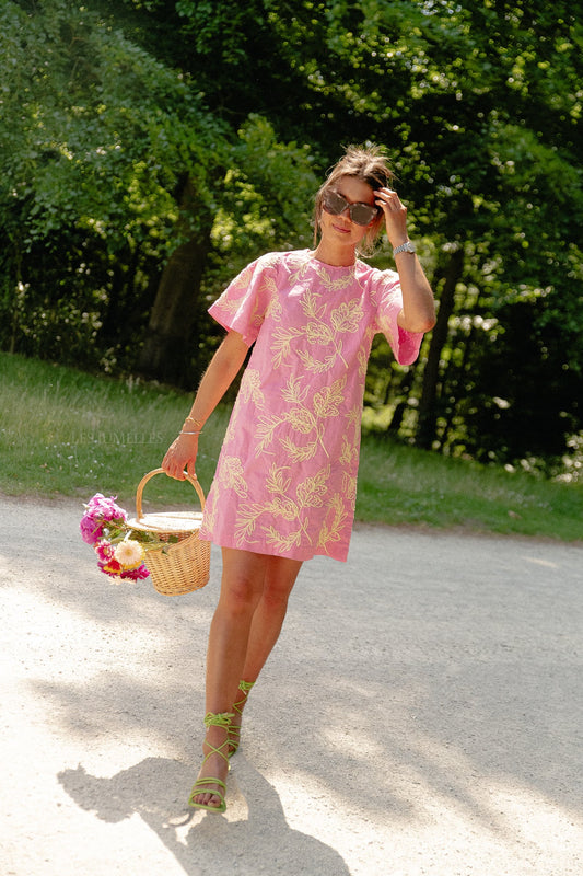 YASCONEA PINK MINI DRESS