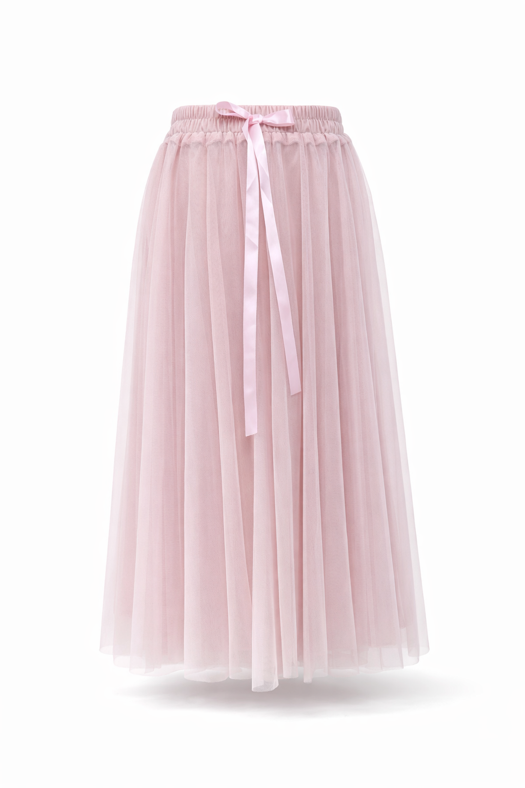 Leah light pink tulle skirt