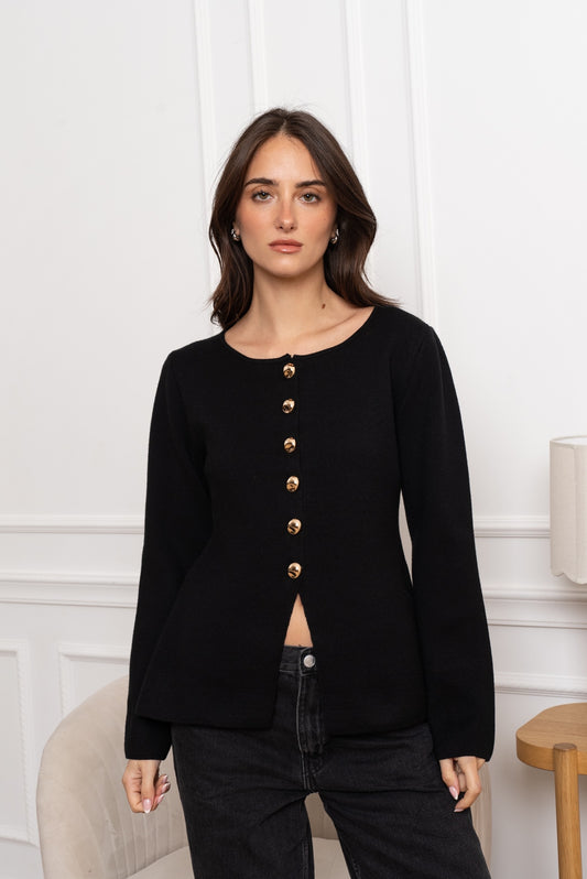 Preorder Margot black cardigan