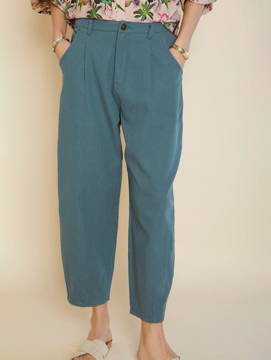 Slouchy cotton jeans