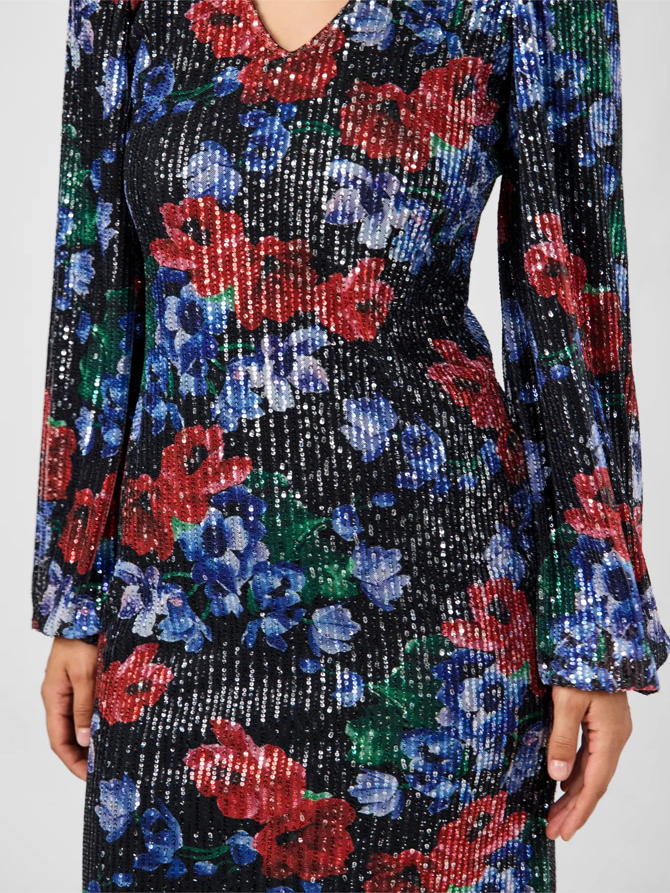 YASPOERA LS SEQUIN DRESS