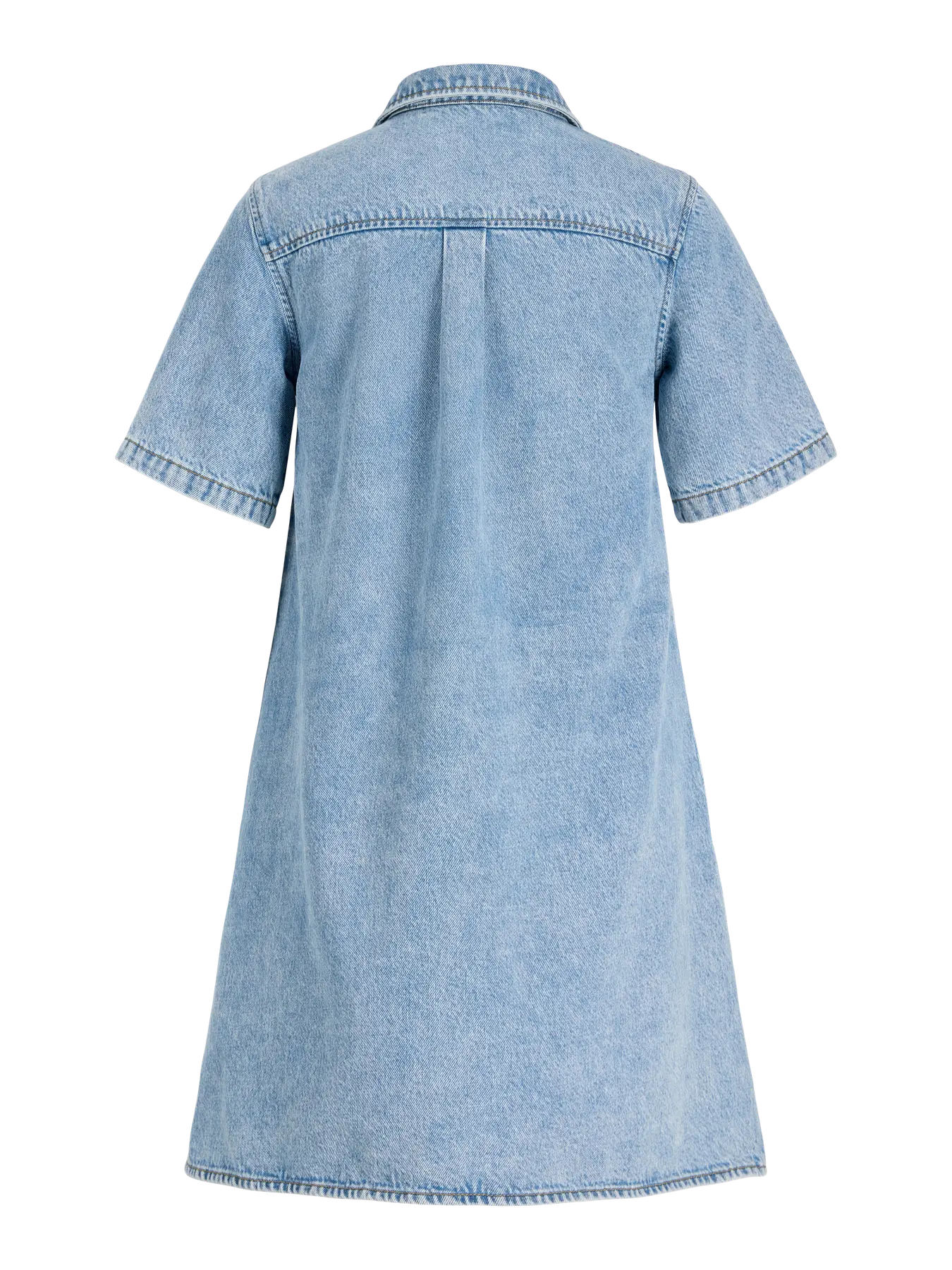 Amara acid wash blue denim dress