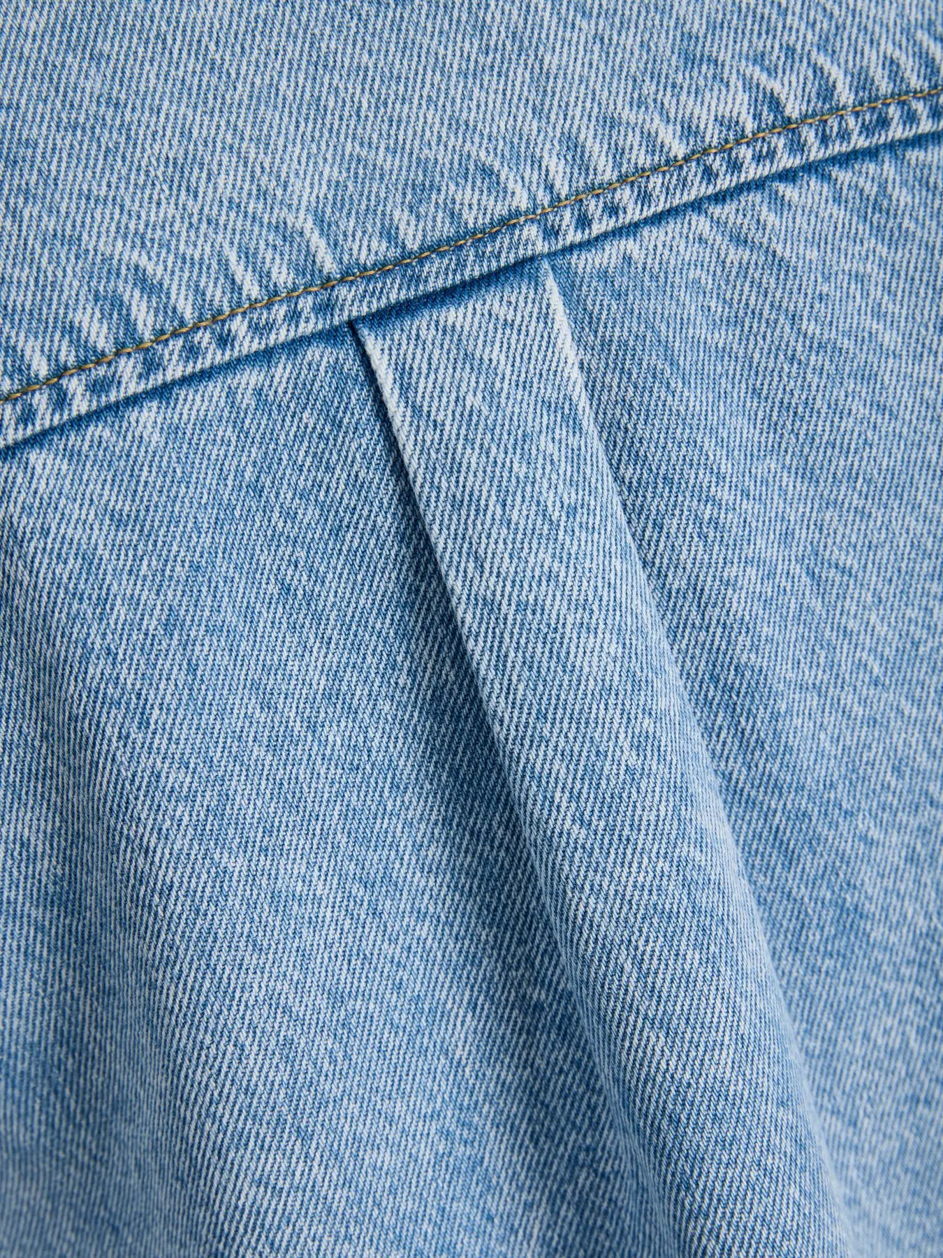 Amara acid wash blue denim dress