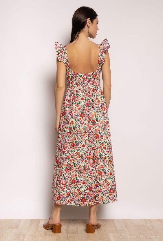 Monica cotton floral dress