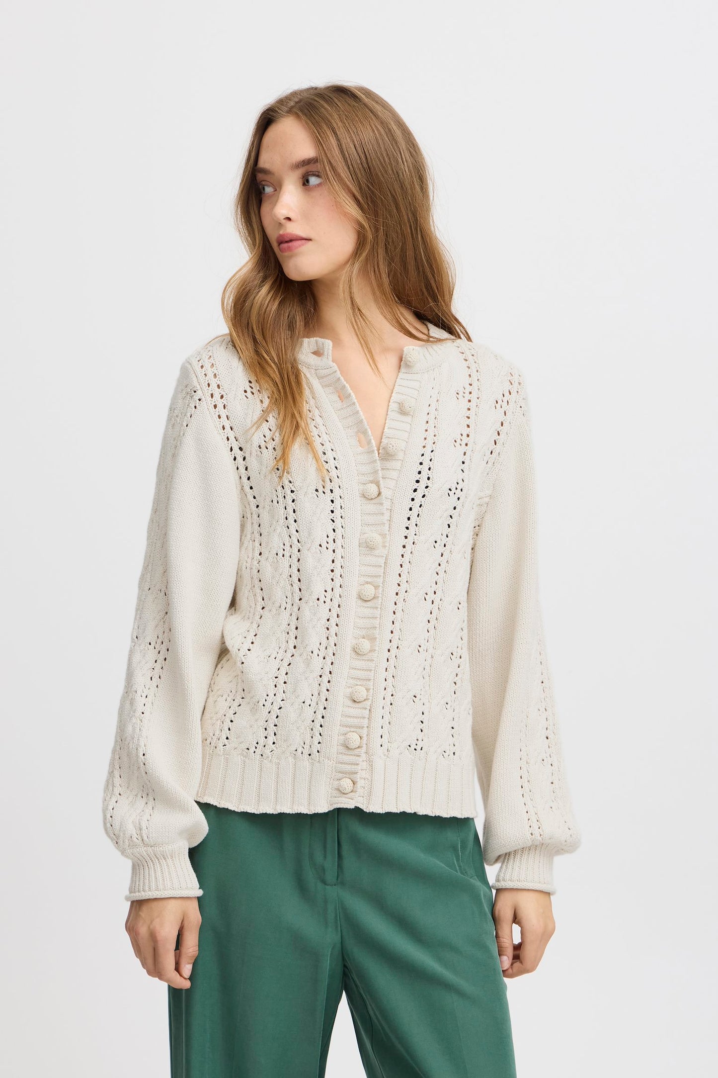 IRGABRIL birch cardigan