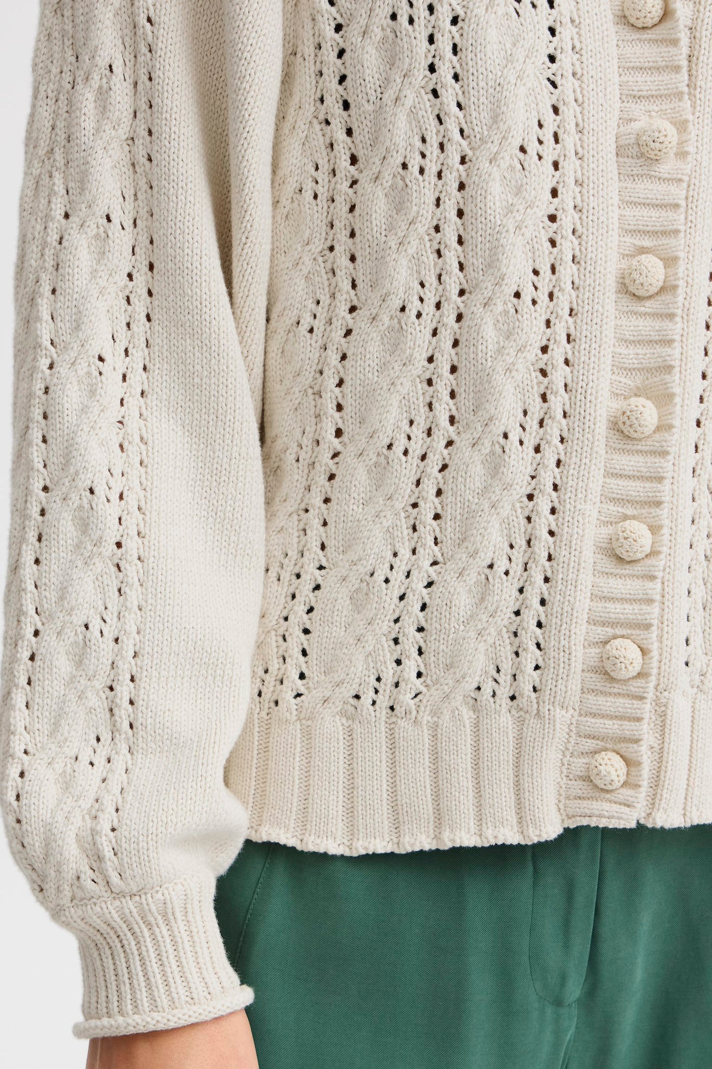 IRGABRIL birch cardigan