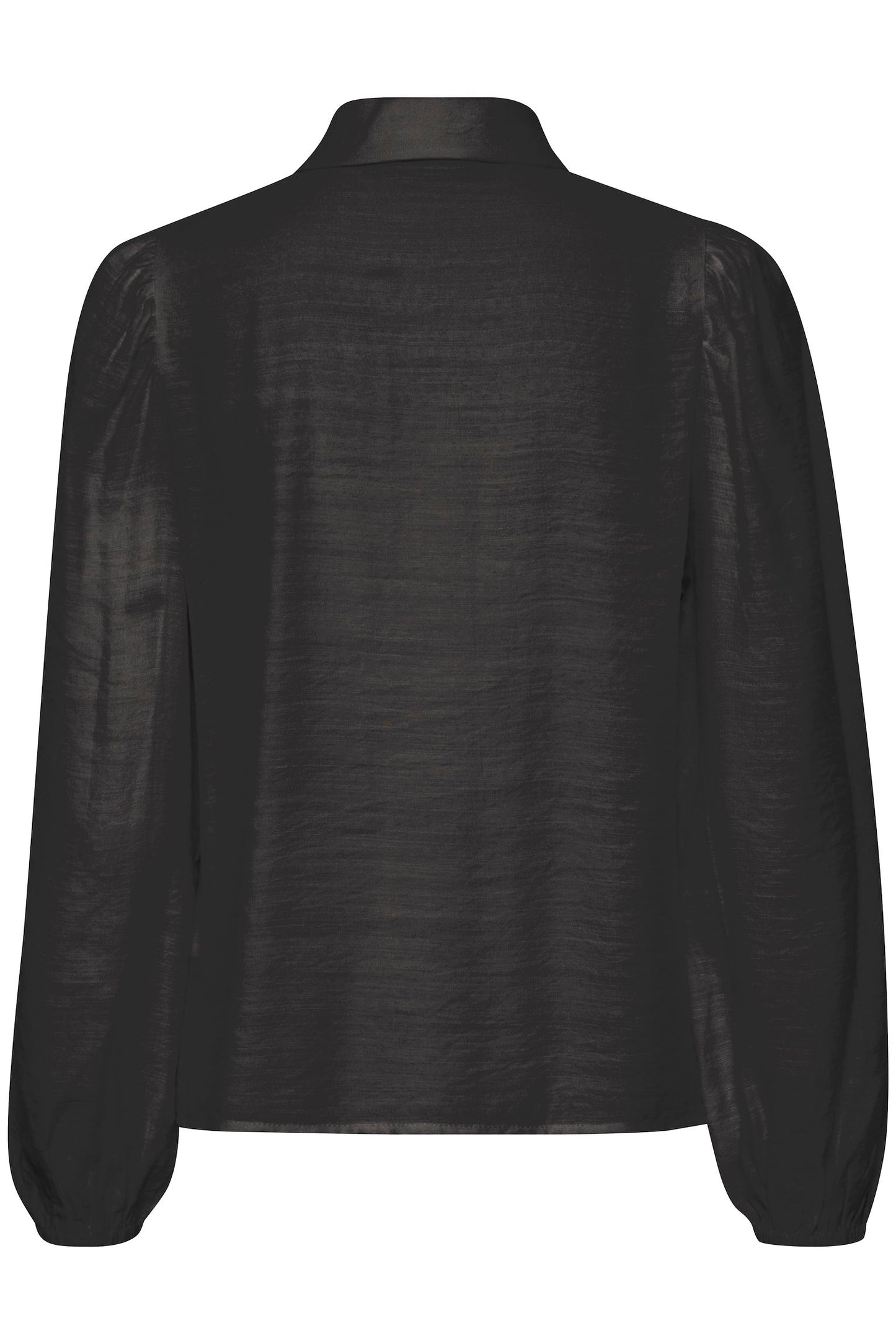 IHRHINES Blouse black with rhinestones