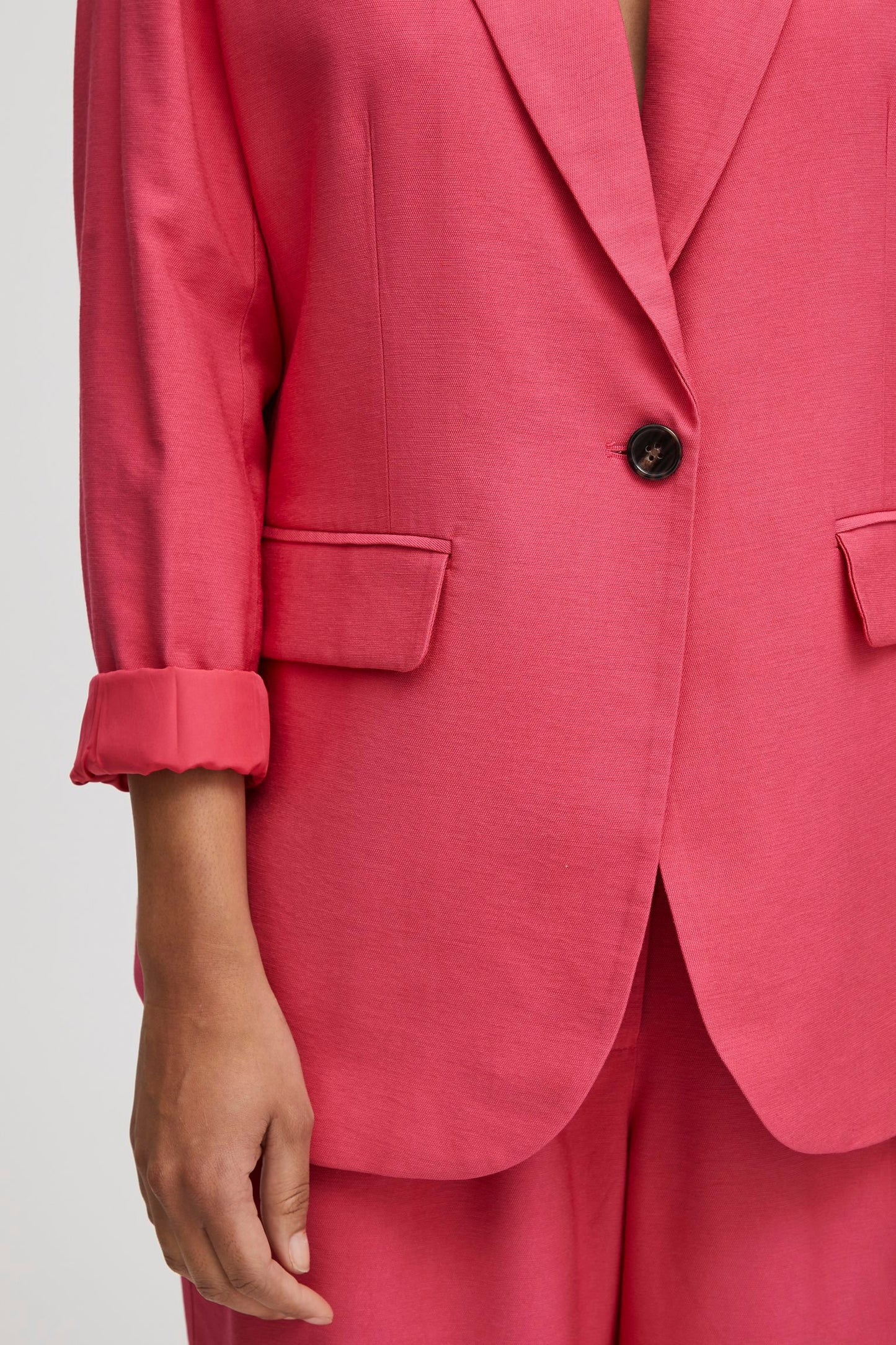 Carmine Hot Pink Blazer Jacket