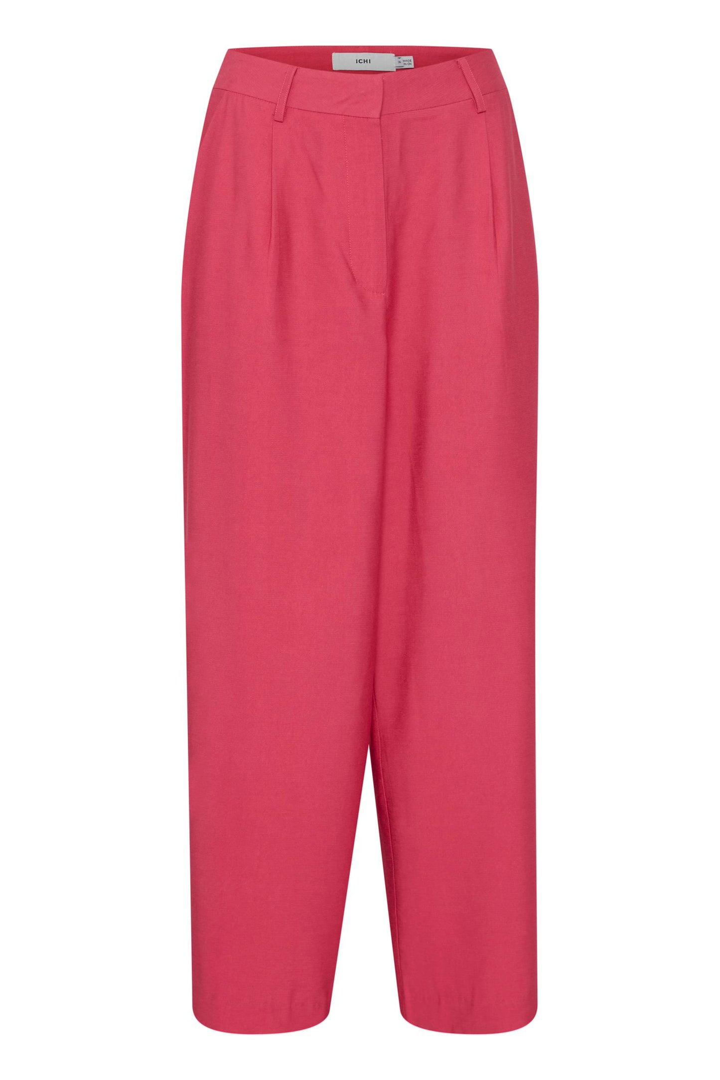 Carmine Hot Pink Wide Leg Trousers