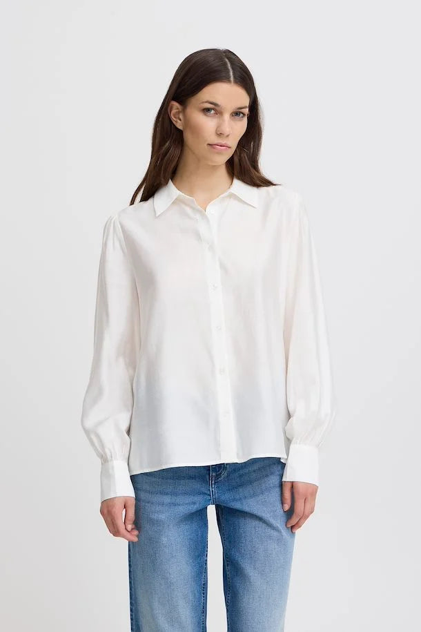 IHKARLANI Cloud Dancer white Shirt