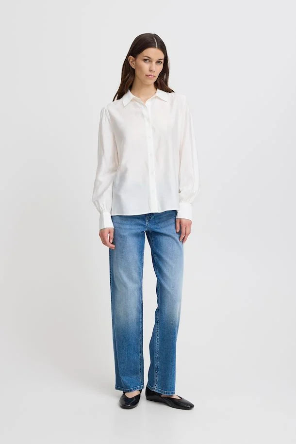 IHKARLANI Cloud Dancer white Shirt