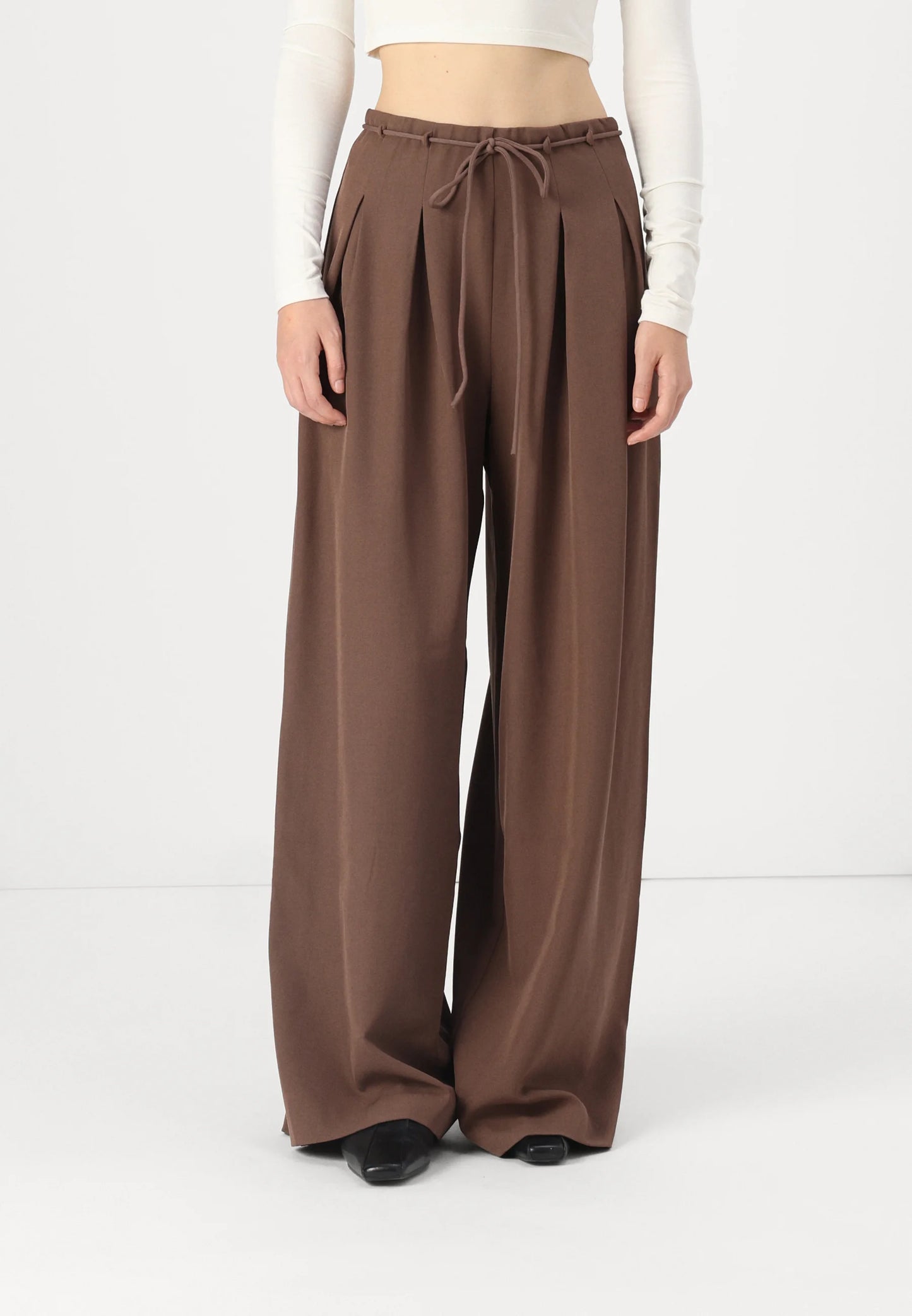 YASCAMMA PANT - Trousers - coffee quartz