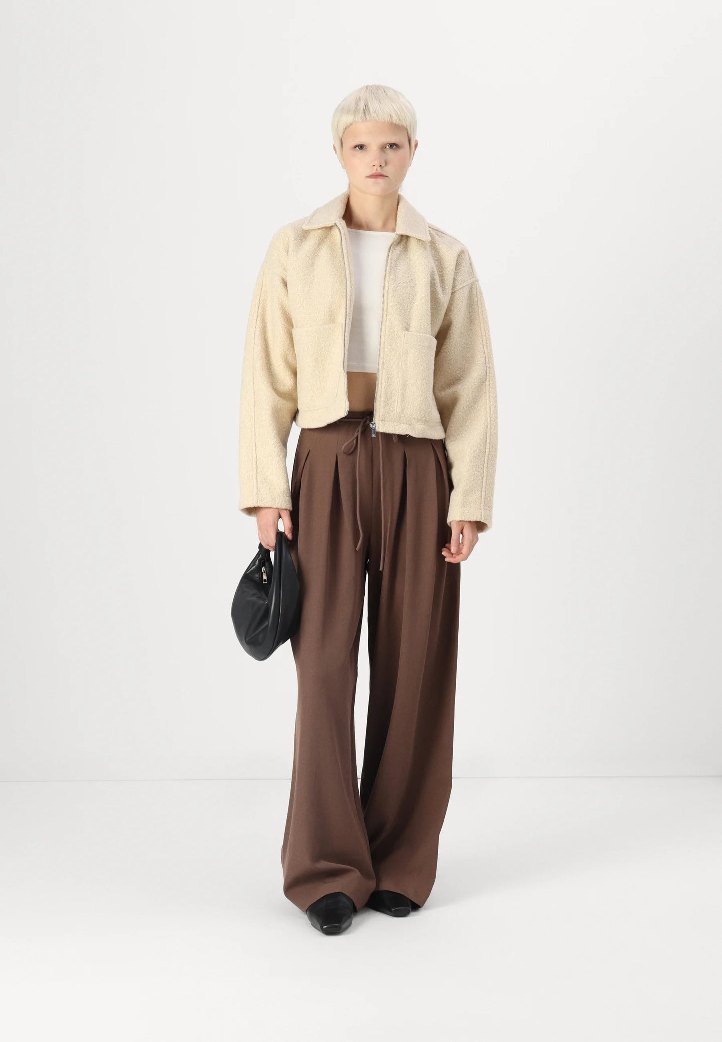 YASCAMMA PANT - Trousers - coffee quartz