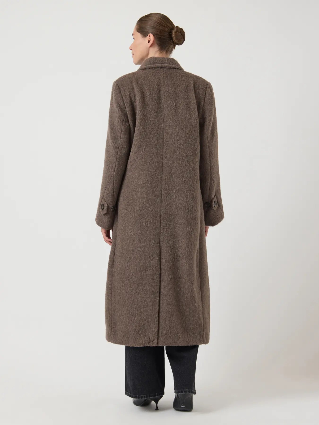 Yasfuri LS Chocolate Brown long coat