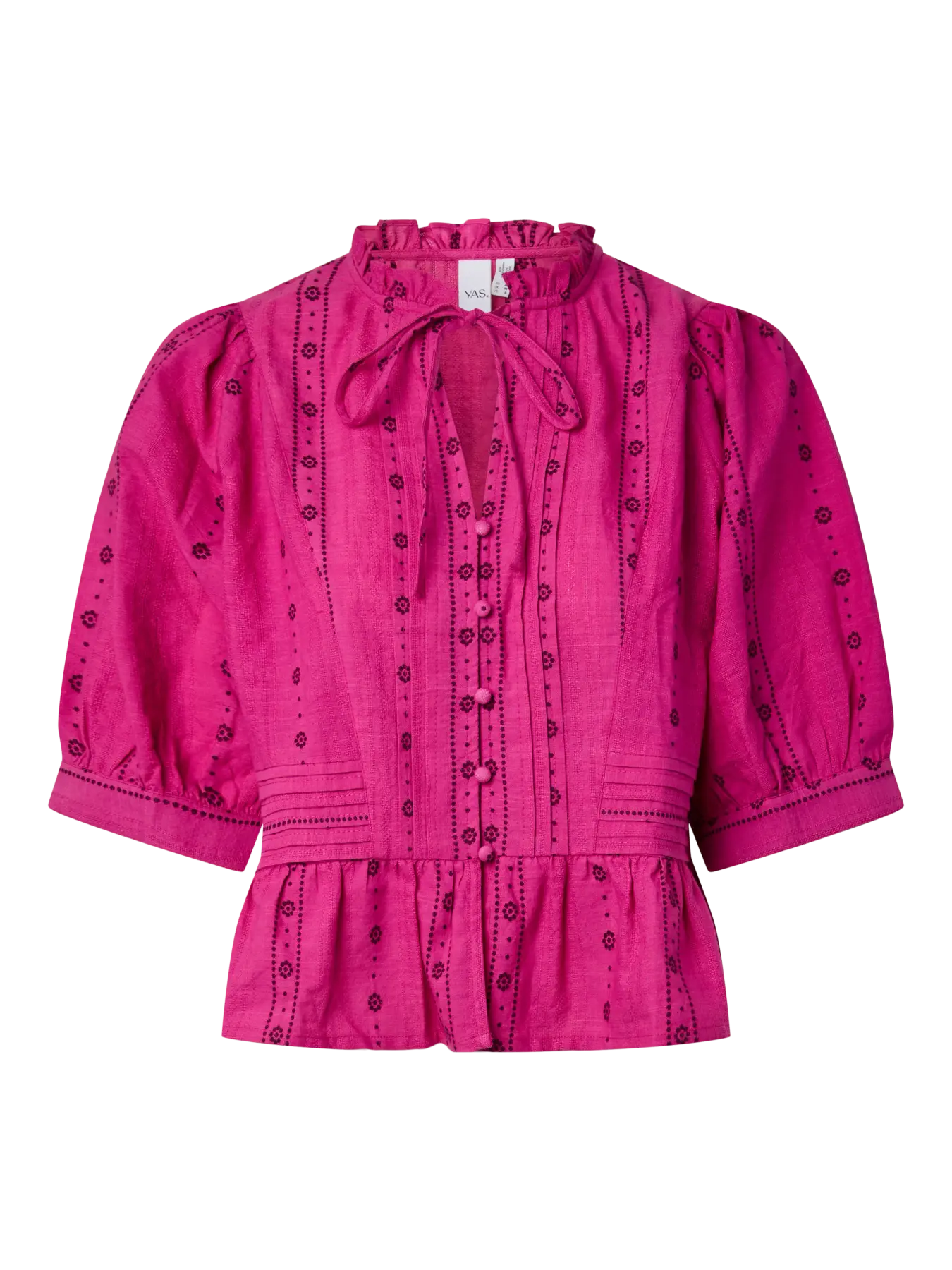 YASCINA BOHO PINK BLOUSE
