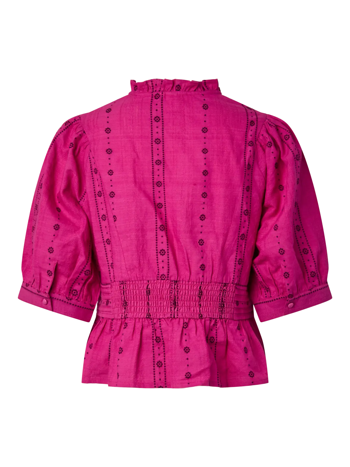 YASCINA BOHO PINK BLOUSE