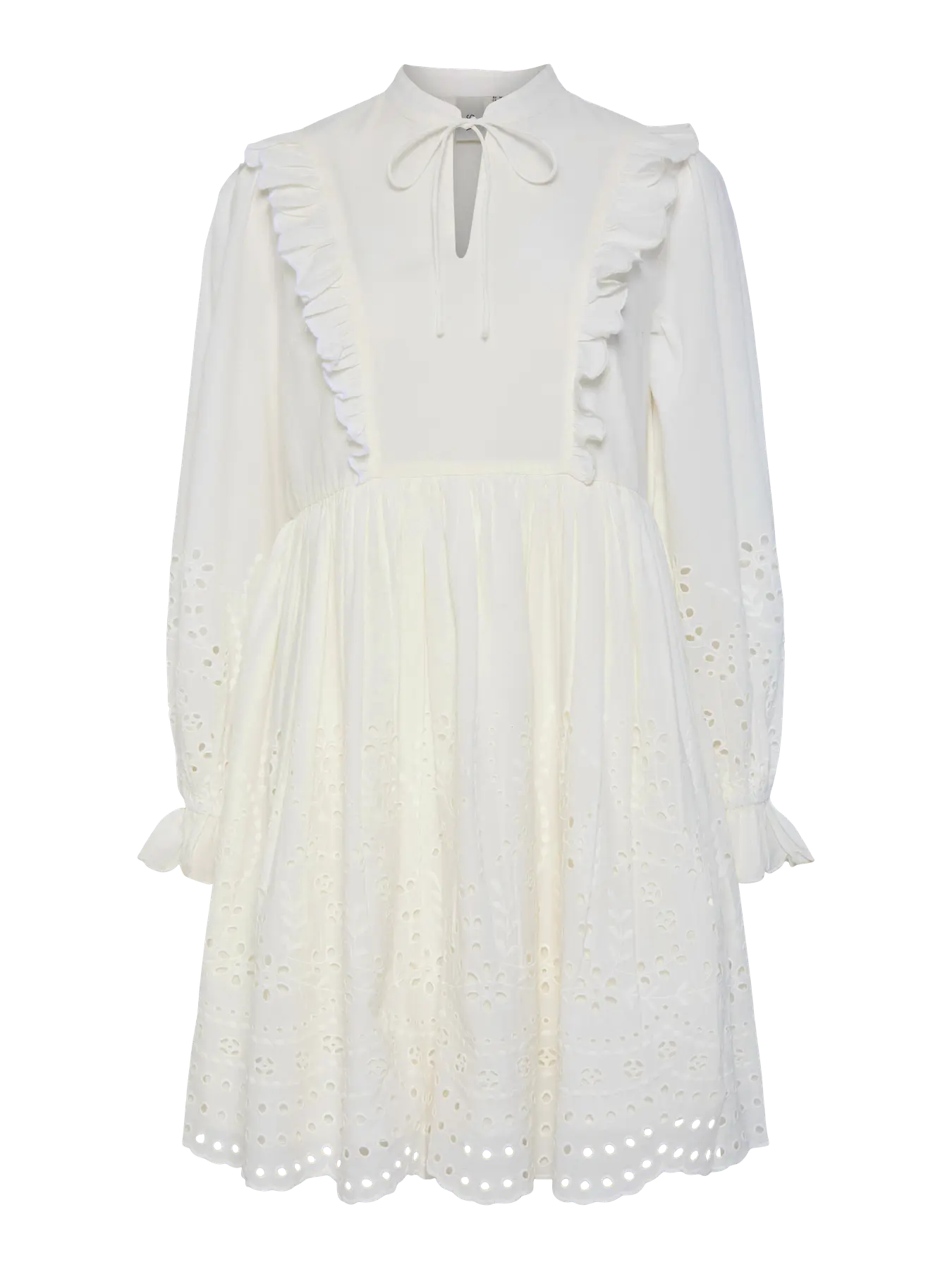 YASLUMA LS DRESS white dress