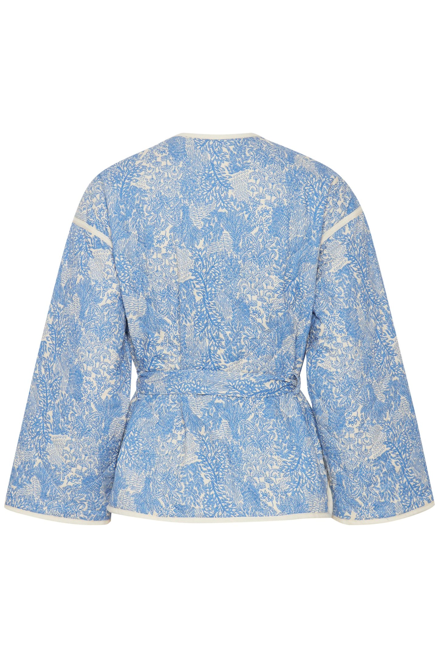 IRFLORIA Marina doodle flower quilted jacket