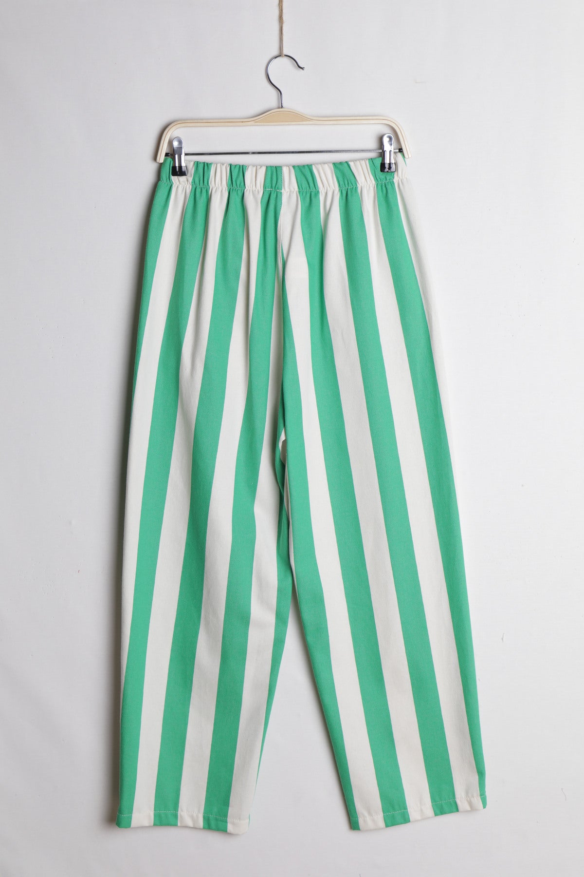 Cora green striped pants