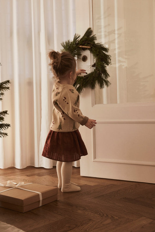 Lil'Atelier Christmas knit cardigan