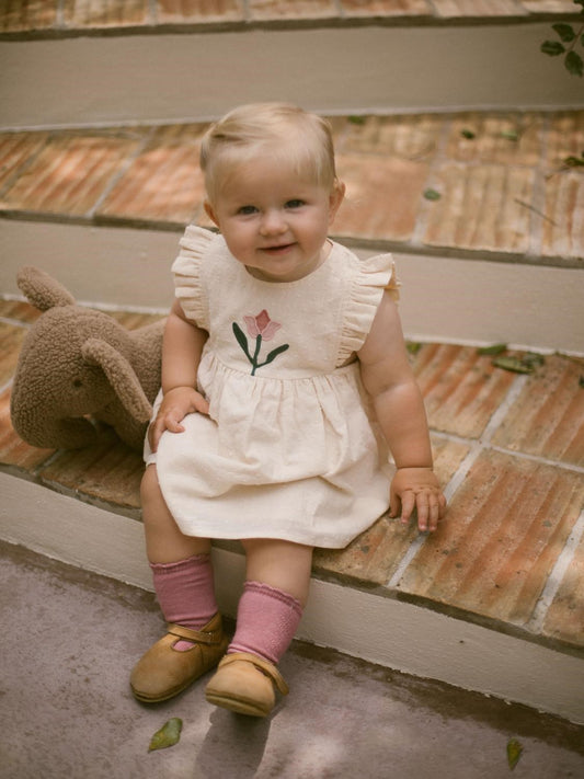 LIL' ATELIER Organic cotton tulip dress