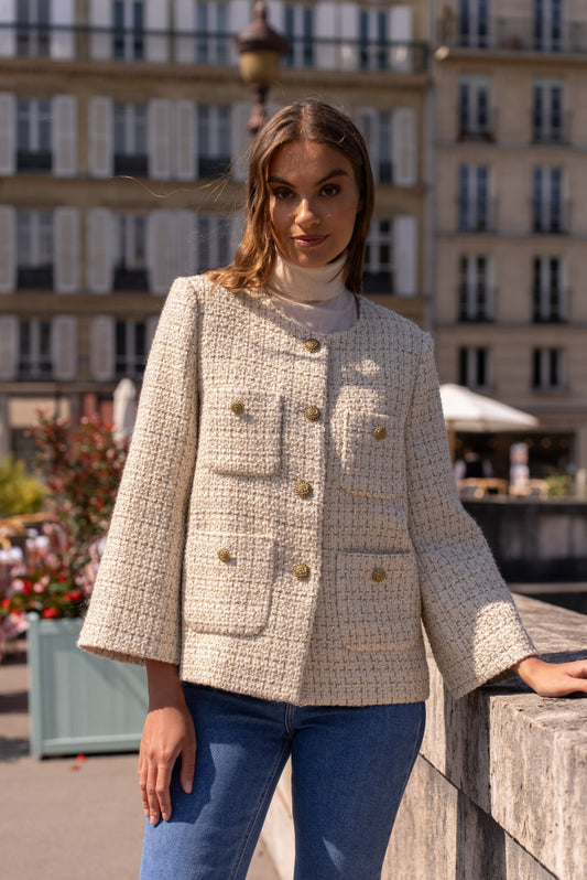 Sofia tweed boucle jacket