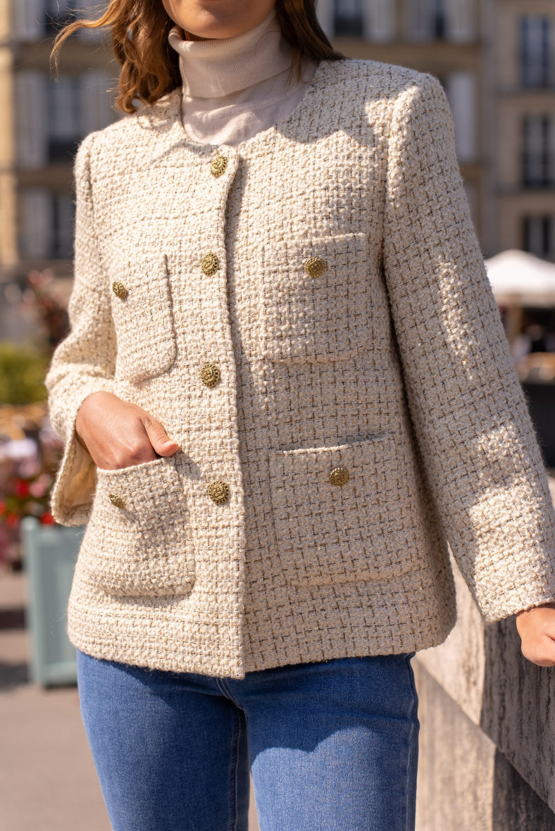 Sofia tweed boucle jacket