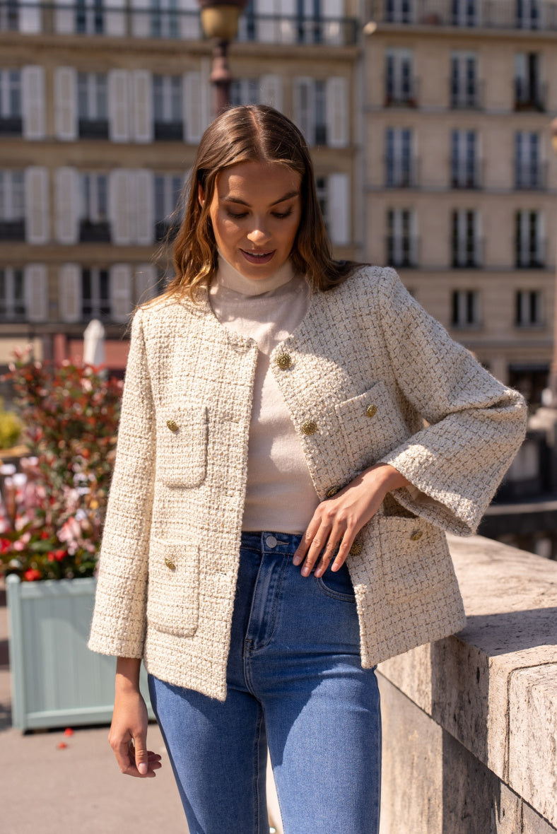 Sofia tweed boucle jacket