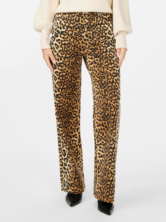 YASLEONORA Leopard jeans