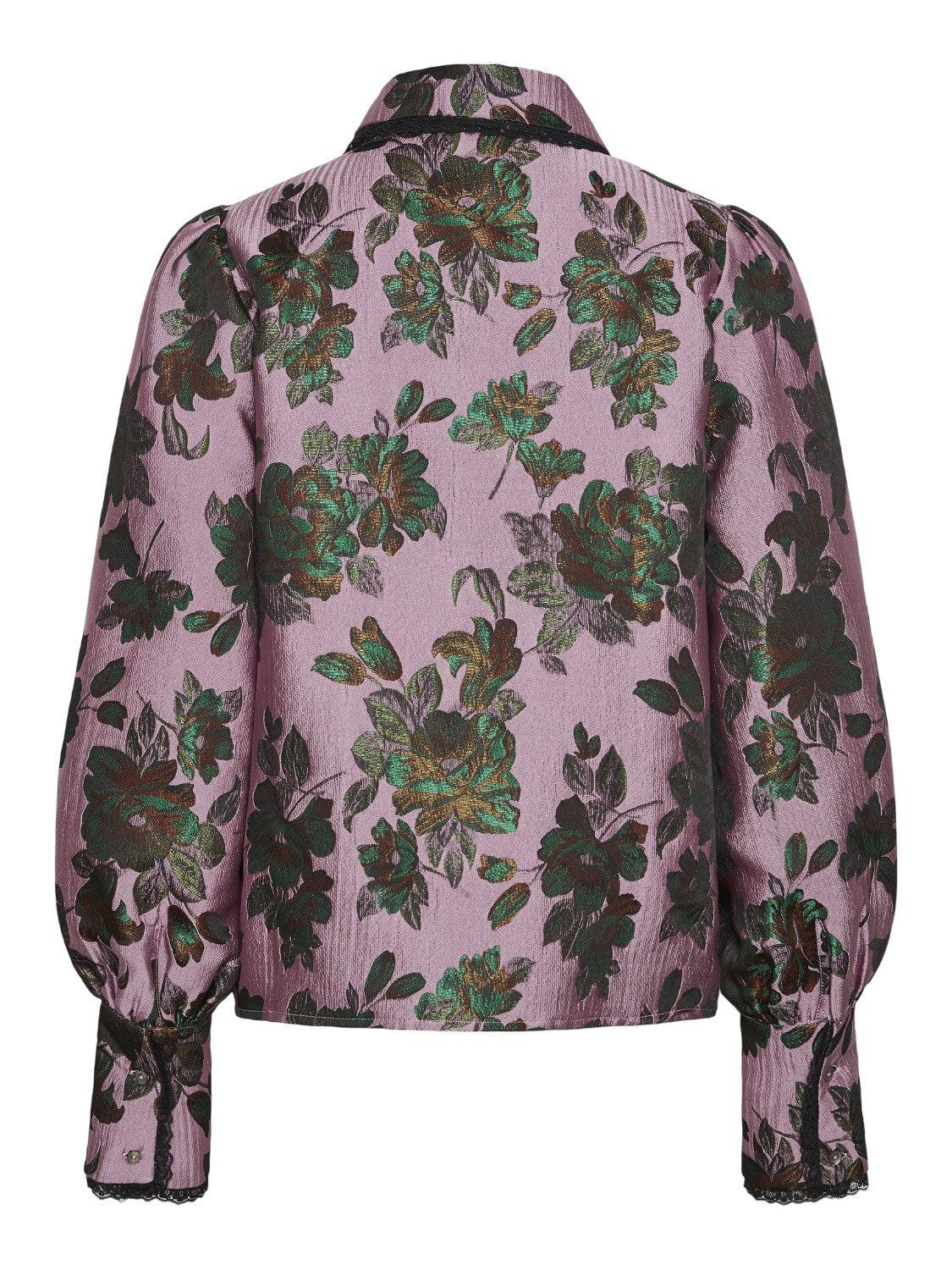 YASTINKA Jacquard floral blouse