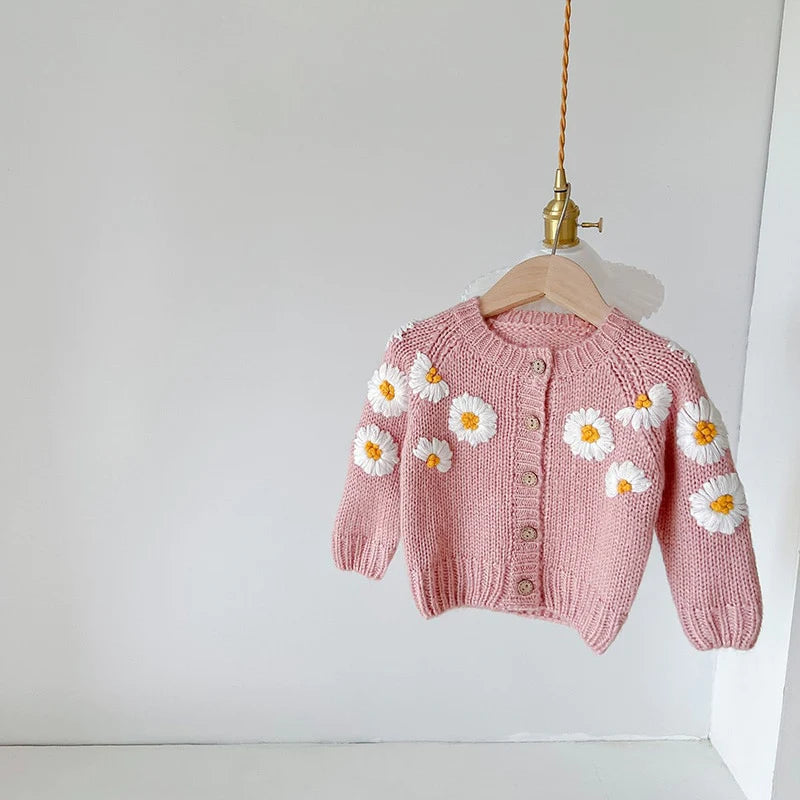 Daisy Embroidered Cardigan