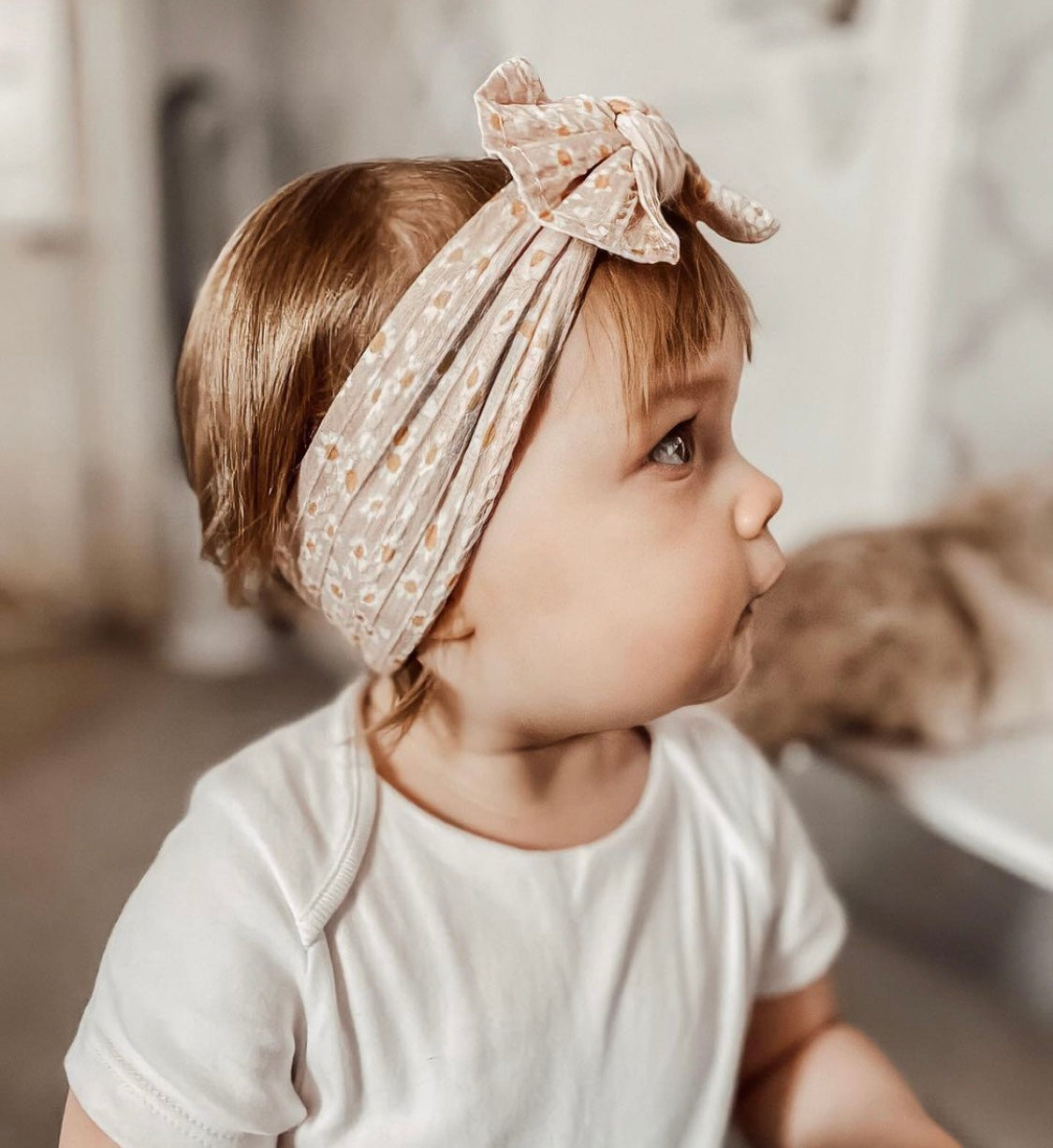 Neutral Bow Collection Cable Knit Hairbands