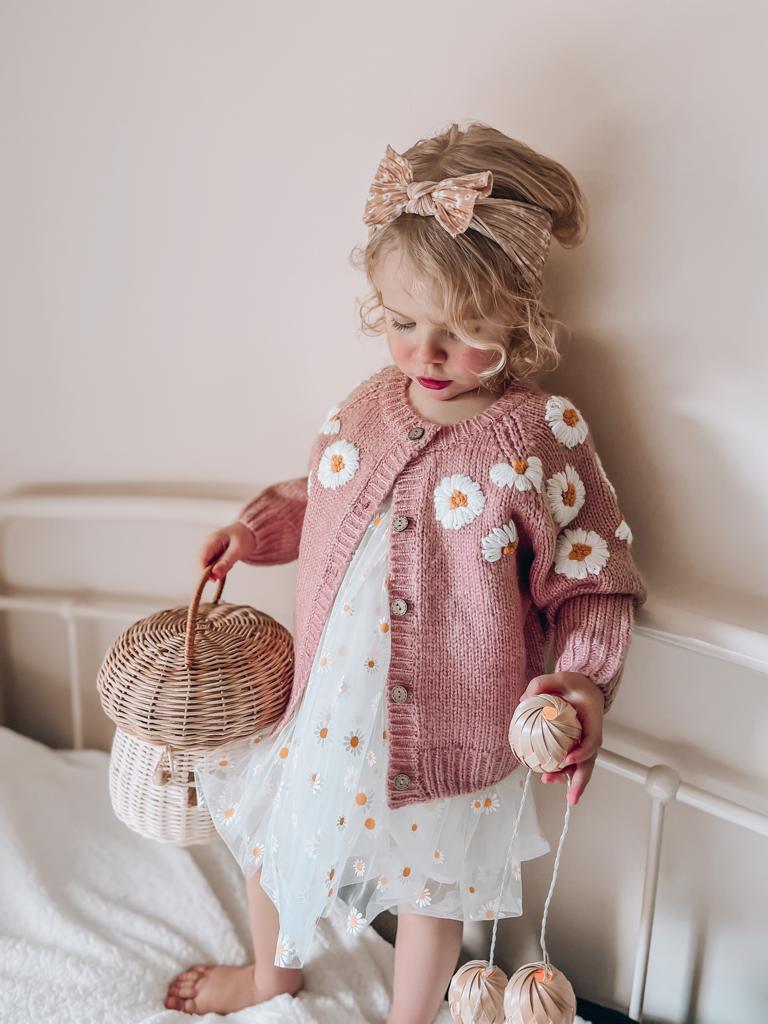 Daisy Embroidered Cardigan